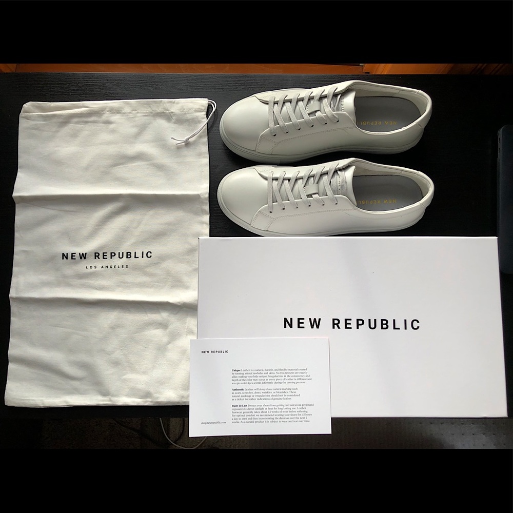 New Republic Kurt Leather Sneaker Mens Size 9